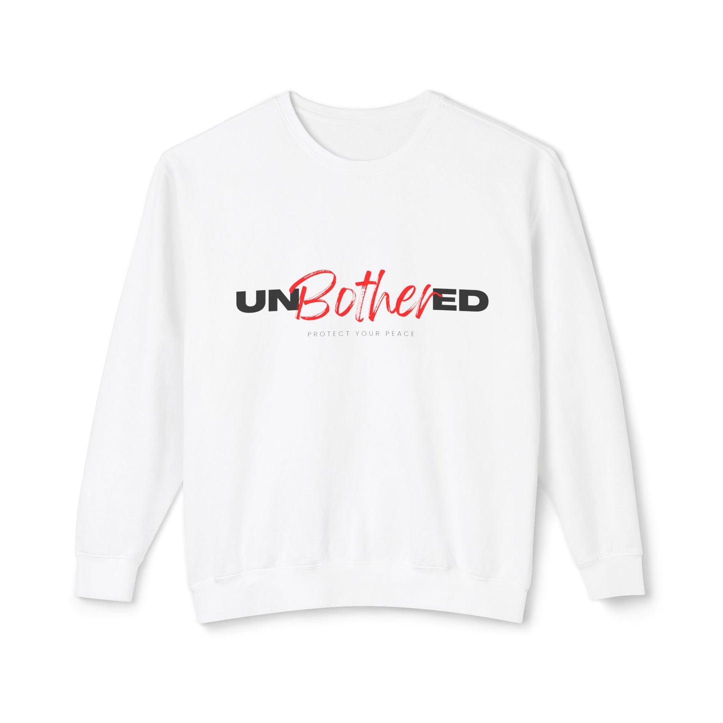 Unbothered | Unisex Lightweight Crewneck Sweatshirt